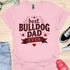 The best bulldog dad ever - V2 - Happy Vintage T-Shirt